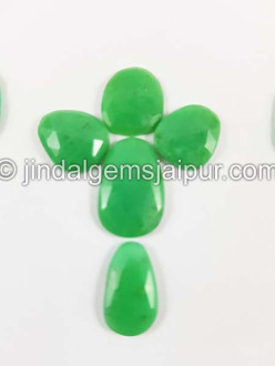 Chrysoprase Rose Cut Slices